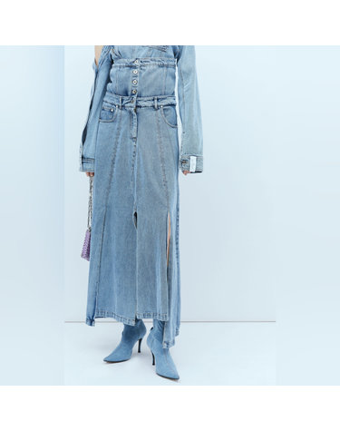 [해외직구] 26 FW 로키 익스텐디드 더블 웨이스트밴드 데님 롱 R2CA179 CT 06DENIM
