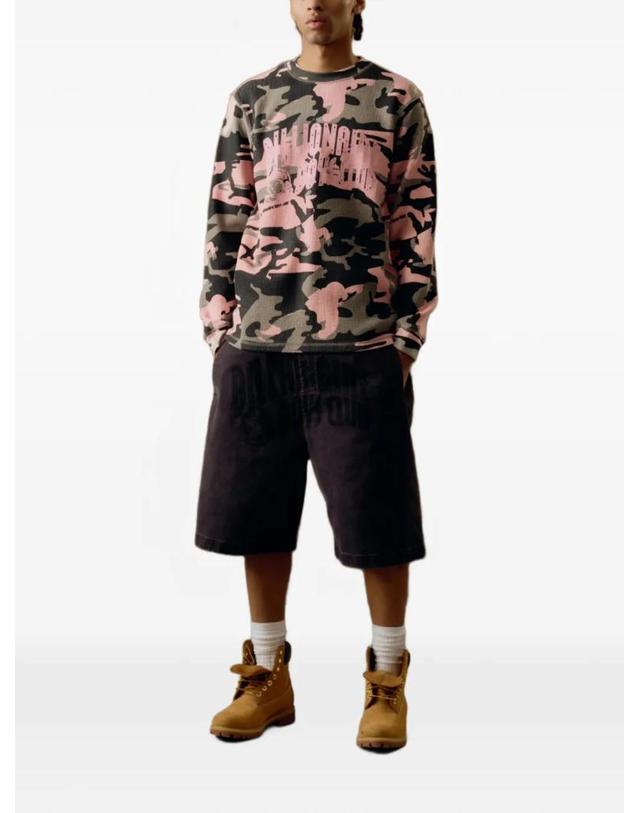 빌리네어 보이즈 클럽 [해외직구] 26 FW 빌리어네어보이즈클럽 camouflage print logo print T shirt BBLT26344 TP459239160 착용컷