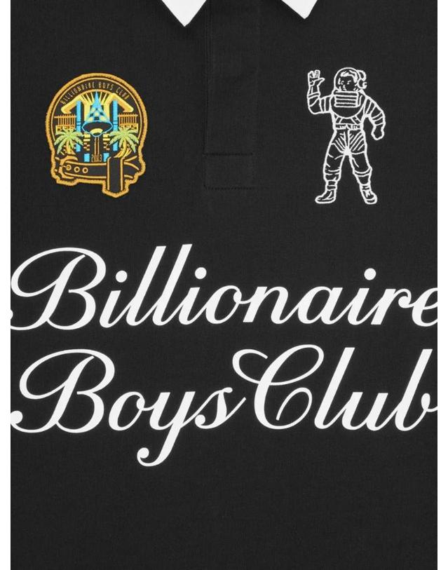 빌리네어 보이즈 클럽 [해외직구] 26 FW 빌리어네어보이즈클럽 logo embroidered panelled polo shirt BBPO26348 TP459365475 착용컷
