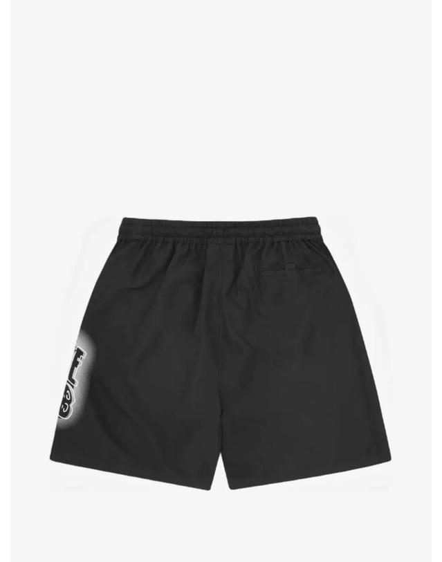 빌리네어 보이즈 클럽 [해외직구] 26 FW 빌리어네어보이즈클럽 logo print drawstring swim shorts BBSW26249 TP459243989 착용컷