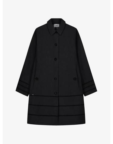 [해외직구] 26 FW 코페르니 토널 스트라이프 테일러드 코트 COPM34F3061BLACK38 TP454470604