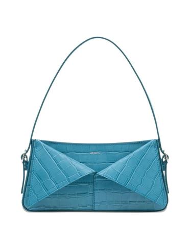 [해외직구] 26 FW 코페르니 크로커다일 이펙트 벨트 핸드백 COPBA81F6075BBLU TP454390362