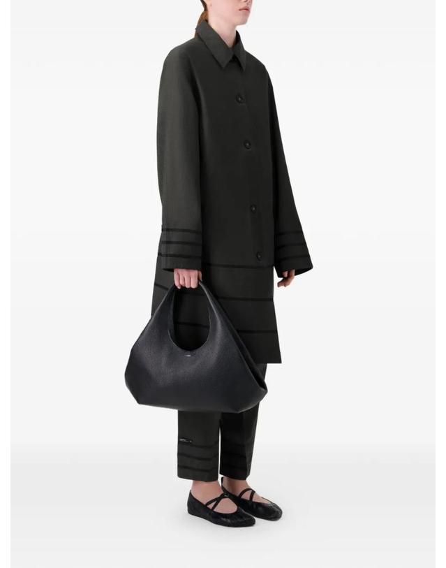 코페르니 [해외직구] 26 FW 코페르니 토널 스트라이프 테일러드 코트 COPM34F3061BLACK38 TP454470604 착용컷
