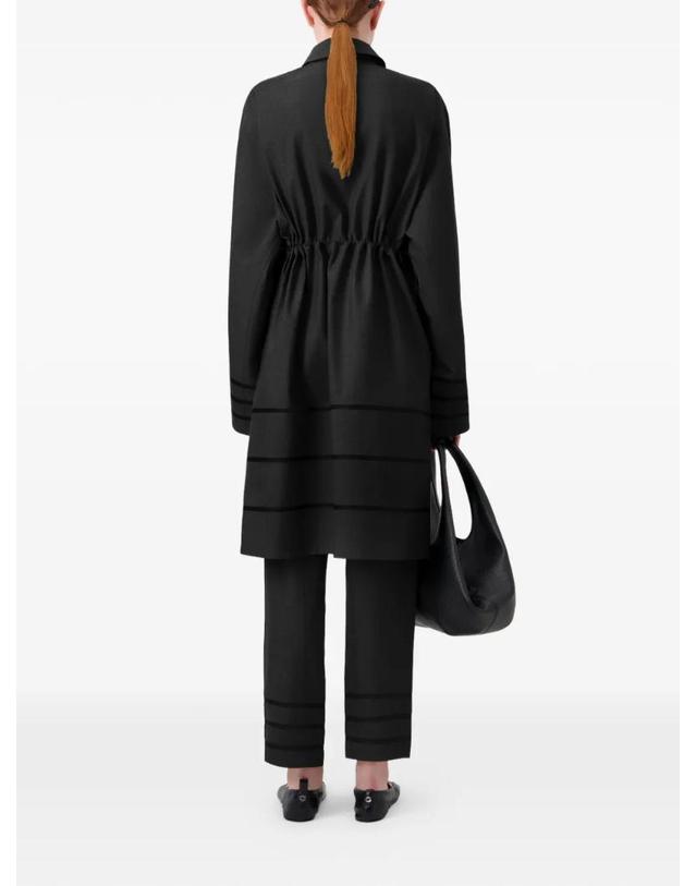 코페르니 [해외직구] 26 FW 코페르니 토널 스트라이프 테일러드 코트 COPM34F3061BLACK38 TP454470604 착용컷