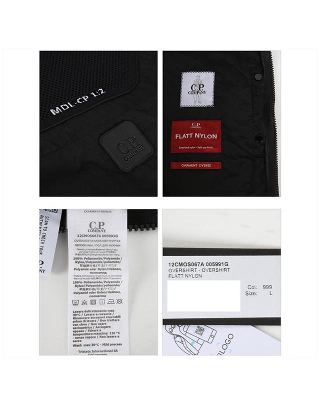 씨피 컴퍼니 CP 컴퍼니 12CMOS067A 005991G 999 가먼트다이드 쉘 자켓 착용컷