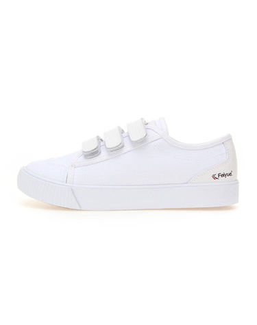 [FEIYUE] [UNISEX] FE LO II RISE VELCRO WHITE LEATHER / FU100010