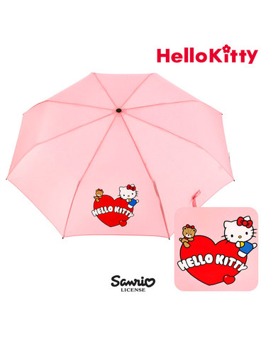 헬로키티 55 하트 3단우산 LUHKU30009 (코랄)