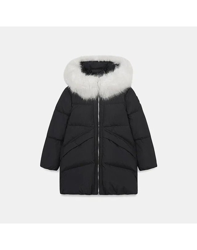 네파키즈_ [갤러리아] KL82009 리본백 구스다운 자켓 착용컷