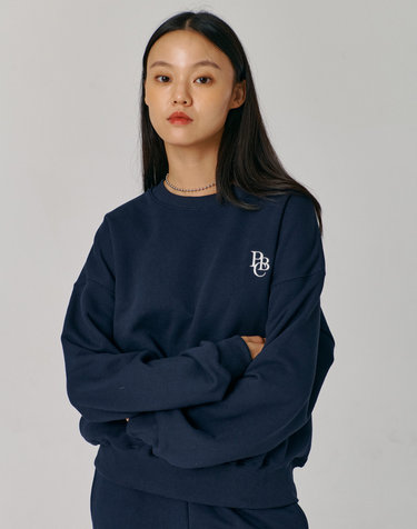 우먼즈 PBC 스웨트셔츠 2type-네이비