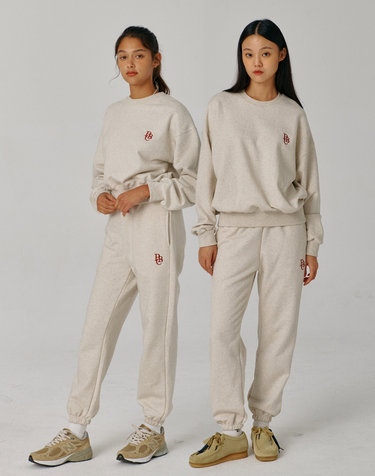 [SET] 우먼즈 PBC 스웨트 셋업-오트밀
