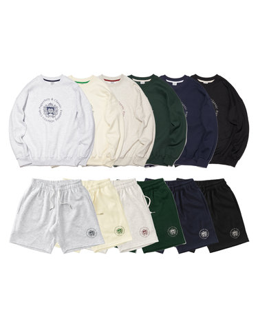 [SET] 카운티 스웨트 하프팬츠 셋업 6color