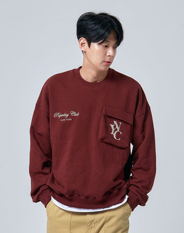 NYC 포켓 스웨트셔츠 5color