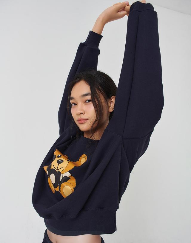 페이퍼보이 우먼즈 페이퍼베어 스웨트셔츠 3color 착용컷