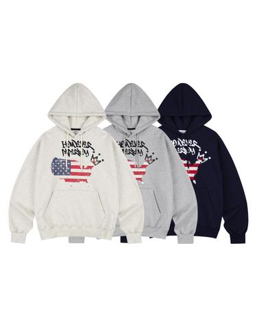 USA 빈티지 후디 3color