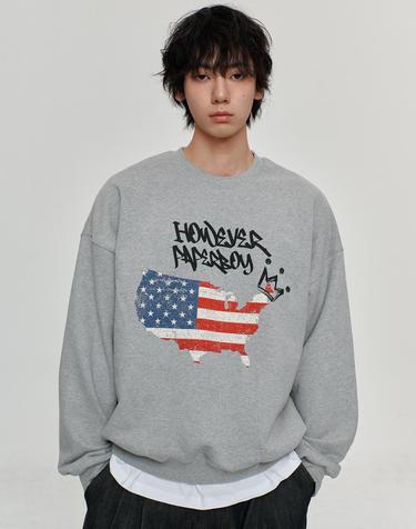 USA 빈티지 스웨트셔츠 3color