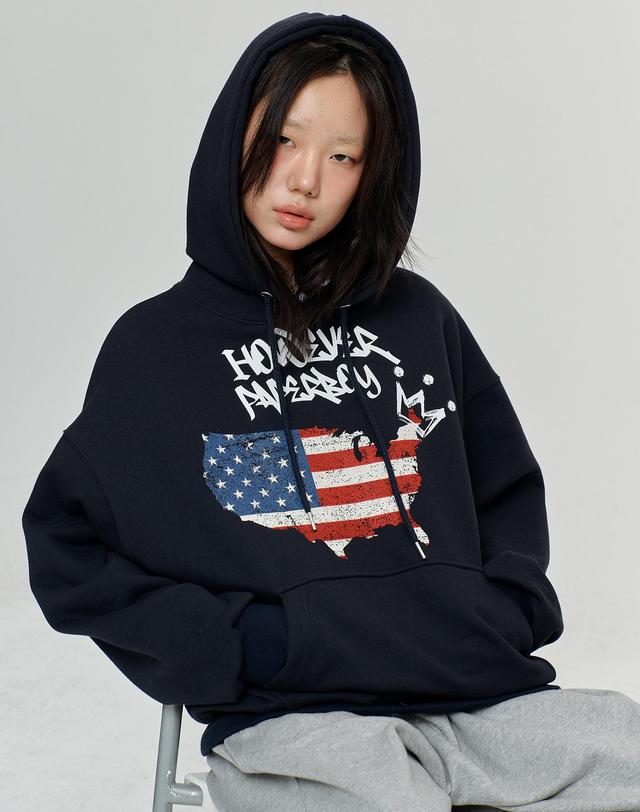 페이퍼보이 USA 빈티지 후디 3color 착용컷
