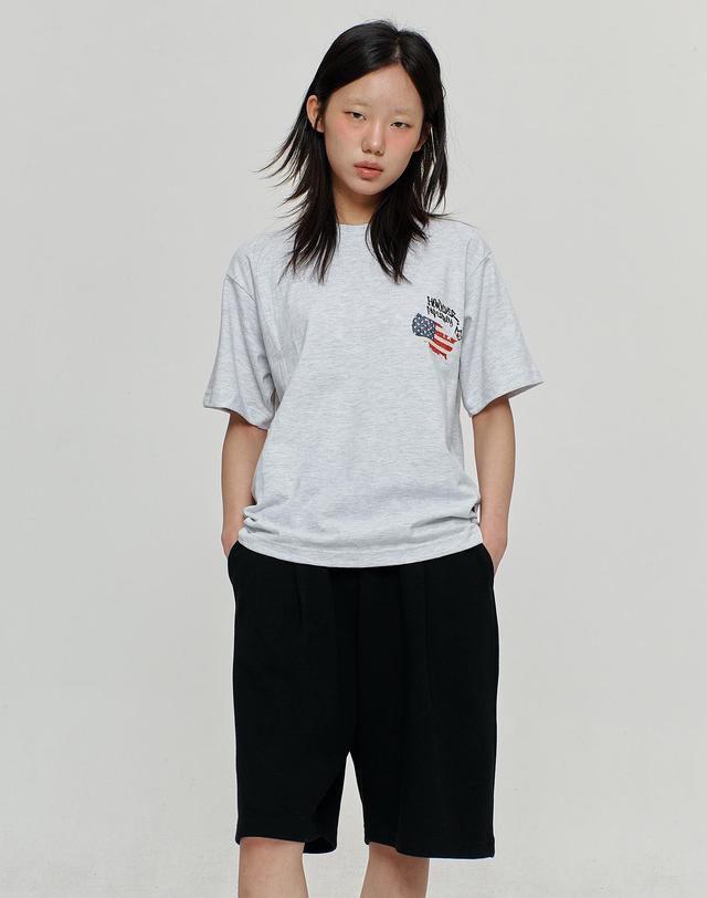 페이퍼보이 [SET] USA 빈티지 반팔 하프팬츠 셋업 착용컷