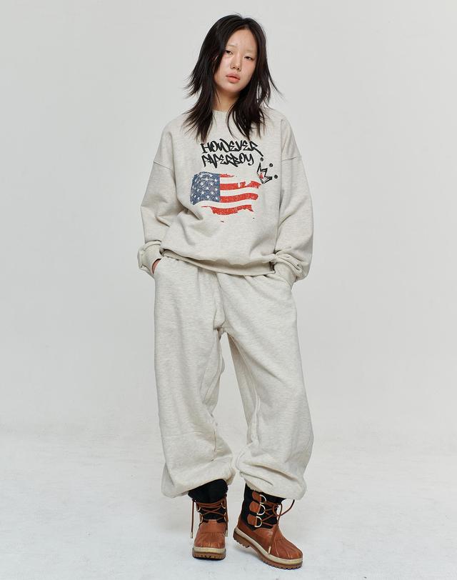 페이퍼보이 USA 빈티지 스웨트셔츠 3color 착용컷