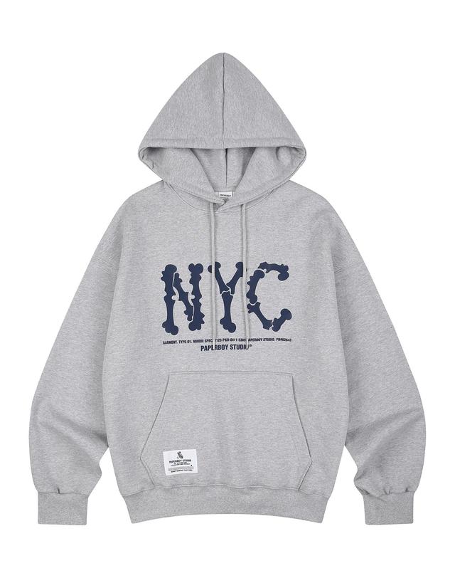 페이퍼보이 NYC 스켈레톤 후디 3color 착용컷