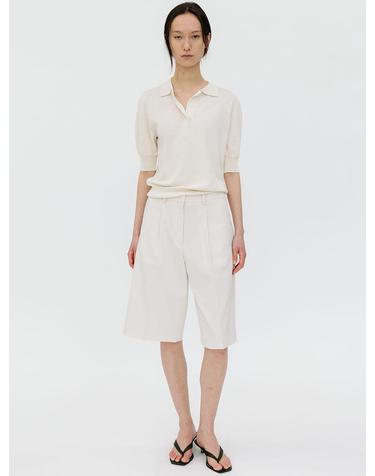 CLASSIC BERMUDA PANTS (IVORY)