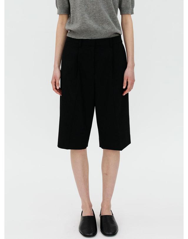 르비에르 CLASSIC BERMUDA PANTS (BLACK) 착용컷