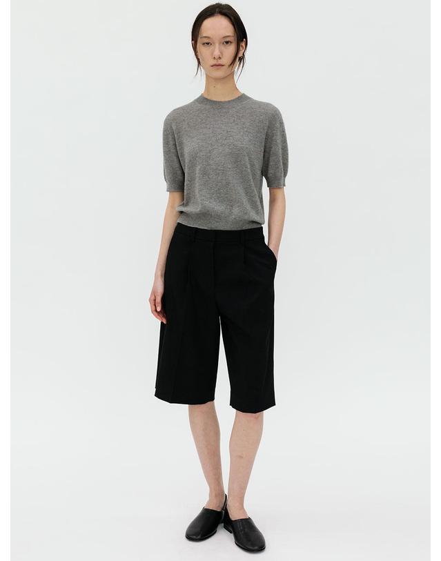 르비에르 CLASSIC BERMUDA PANTS (BLACK) 착용컷