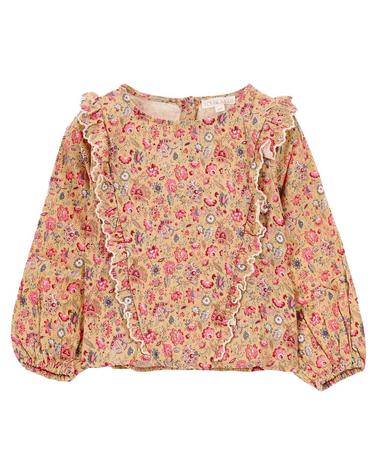 루이스미샤 투비 블라우스 GRCW23B0154 SAFFRONFLOWERFIELD