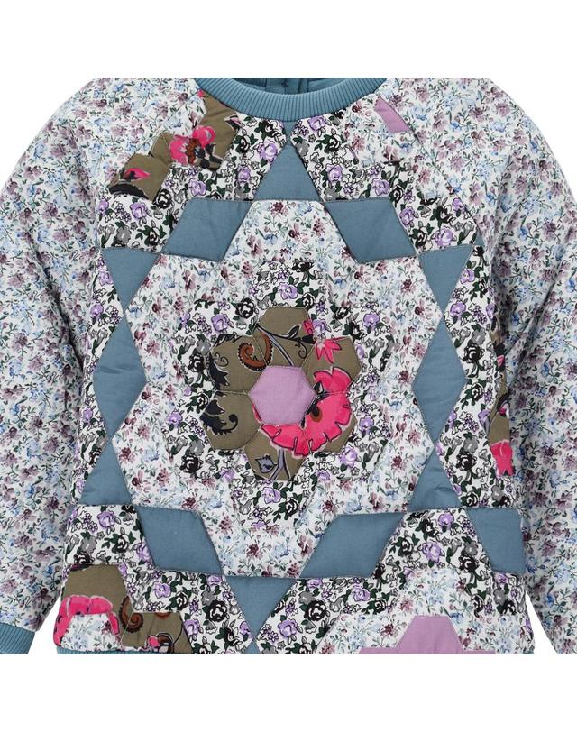 루이스미샤 루이스미샤 키라 스웨트셔츠 GRIW23S0419 MULTICOFLOWERPATCH 착용컷