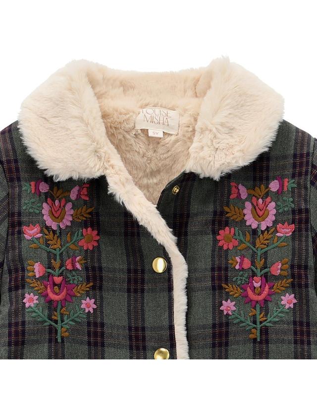 루이스미샤 루이스미샤 ALIA 체크 자켓 GRIW24C0140 GREEN TARTAN 착용컷