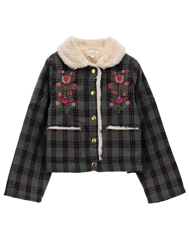 루이스미샤 루이스미샤 ALIA 체크 자켓 GRIW24C0140 GREEN TARTAN 착용컷