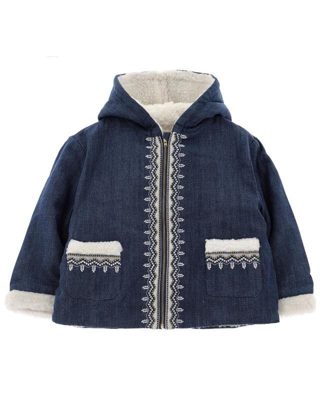 루이스미샤 루이스미샤 MELVETTE 후드 자켓 GRIW25C0175 STONEBLUE 착용컷