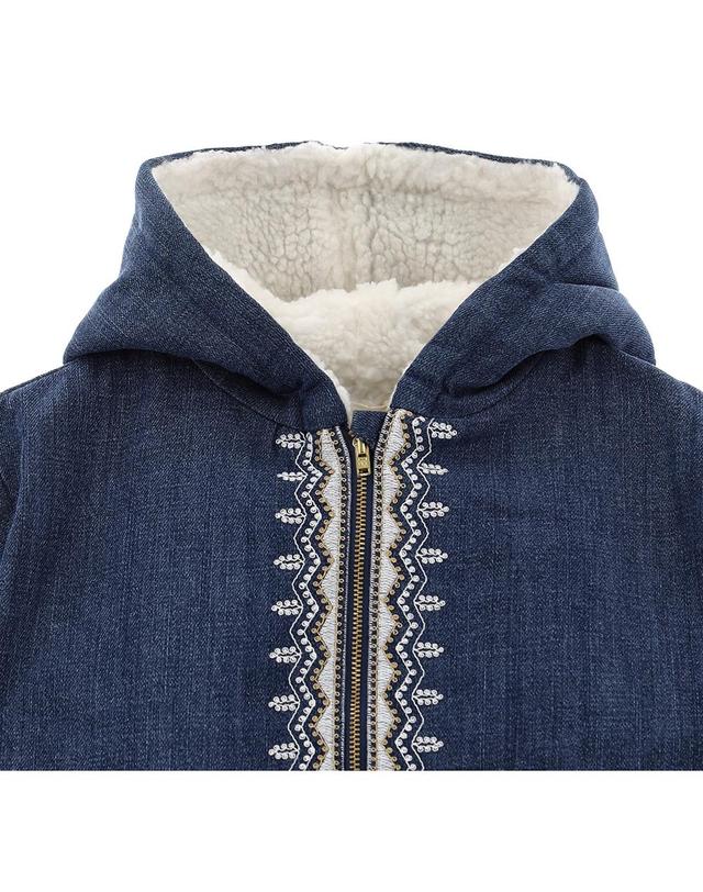루이스미샤 루이스미샤 MELVETTE 후드 자켓 GRIW25C0175 STONEBLUE 착용컷