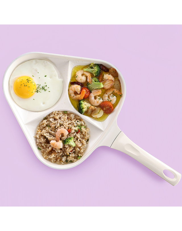 베카 [베카] 블랑우드 세라믹 IH 3구 에그팬 착용컷