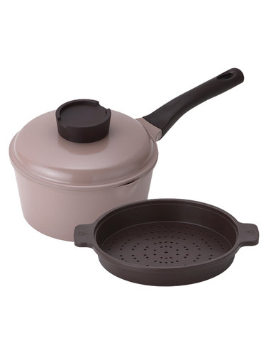 베카 포인원 찜기포함 세라믹 IH 편수냄비 18cm
