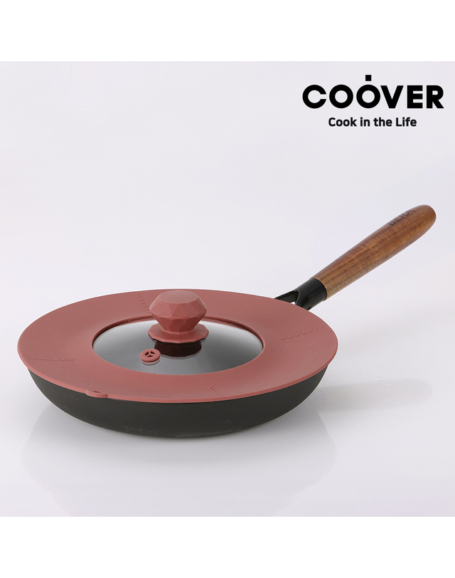 쿠버 [쿠버] 실리콘 다용도 유리 멀티 만능 뚜껑 18-28cm 착용컷