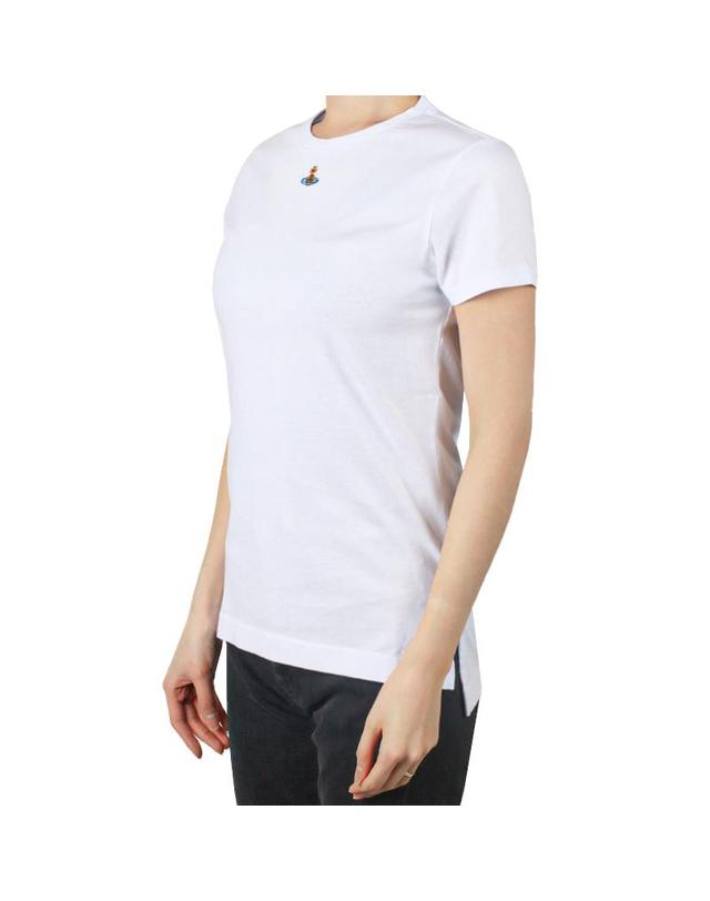 비비안 웨스트우드 비비안웨스트우드 여성 ORB 페루 반팔티 화이트 3G010017 J001M A401 착용컷