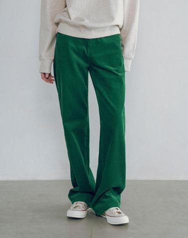 P3260 컬러 코듀로이 팬츠_Green