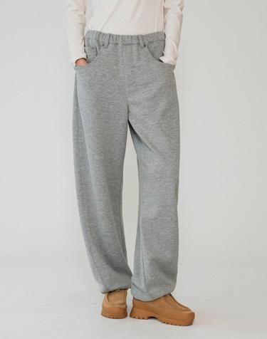 P3275 벌룬 스웨트 팬츠_Melange gray