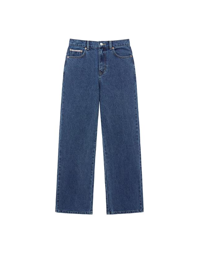 반원아틀리에 P3256 레트로 와이드 데님 팬츠 착용컷