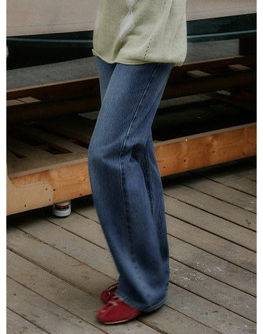 P3325 빈티지 워시드 데님_Medium blue