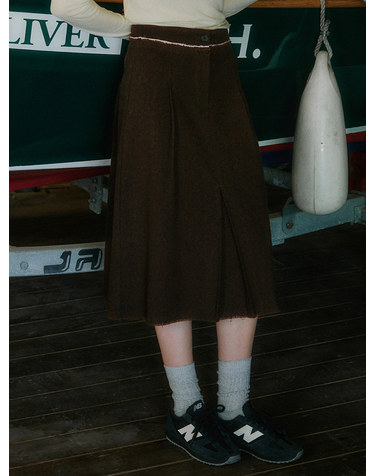 P3328 페이블 스커트_Brown