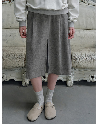 P3328 페이블 스커트_Gray