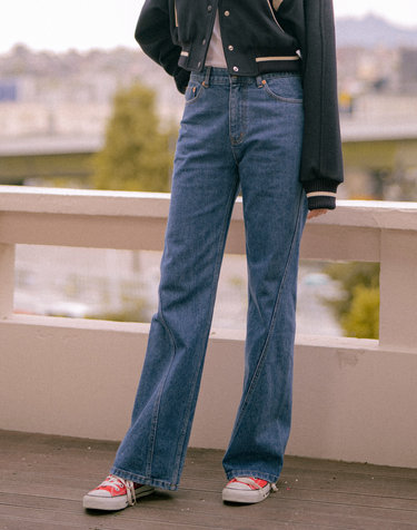 P3124 Rosaline boot-cut denim