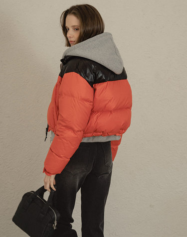 PD4103 Duckdown padding jumper_Dark orange