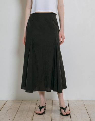 P3253 머메이드 나일론 스커트_Black