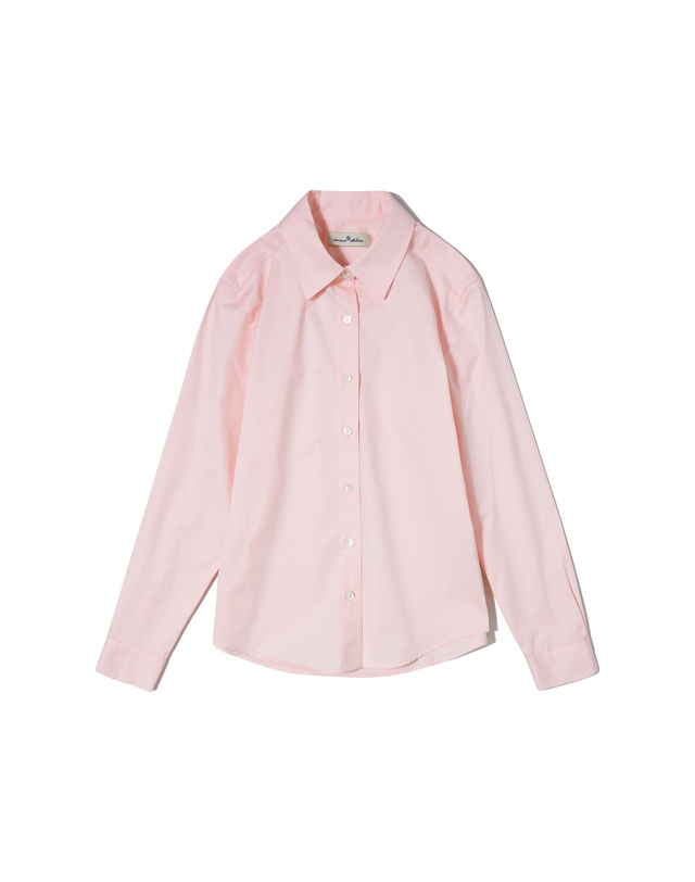 반원아틀리에 A3402 Classic standard shirts_Rose pink 착용컷