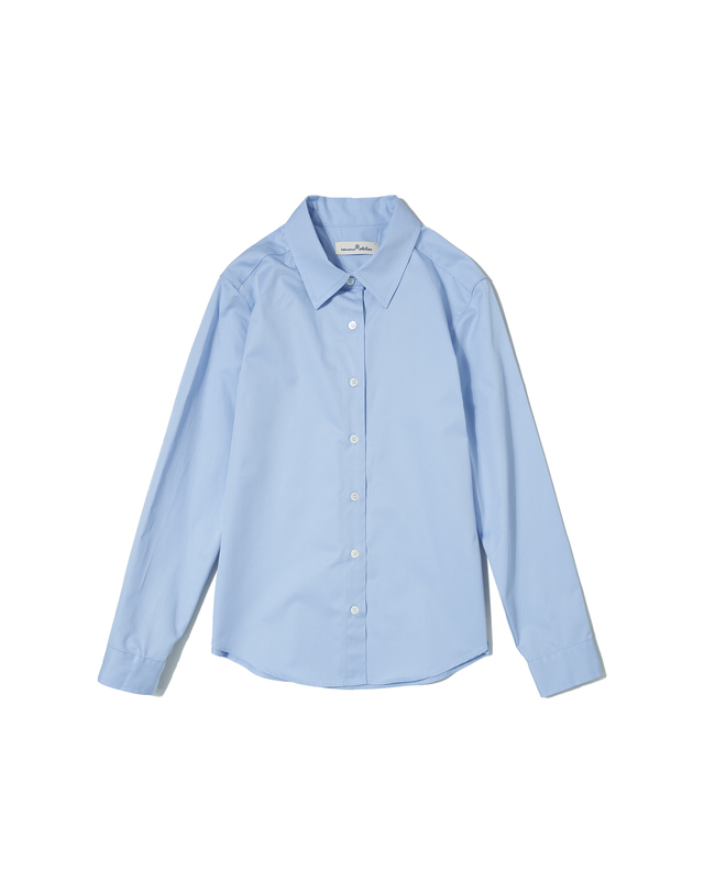 반원아틀리에 A3402 Classic standard shirts_Sky blue 착용컷