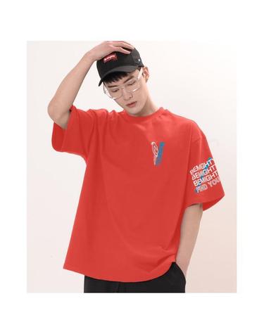 앵무새 캐릭터 칼라포인트 반팔티 코랄