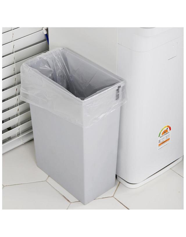 홈앤하우스 휴지통 비닐봉투 20L 50매x2 착용컷