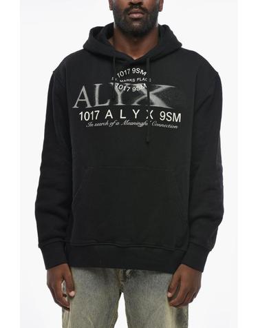 [해외직구] 1017 알릭스 9SM 후드 티셔츠 AAUSW0175FA02 0 BLK0001 Black